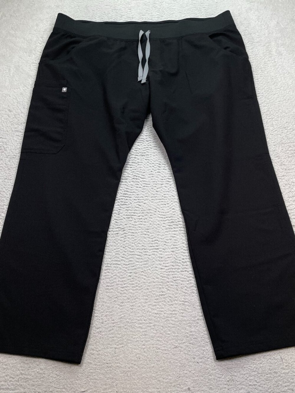 Figs Kade Cargo Scrub Pants Women's Size 2XL Technical Collection Black‎